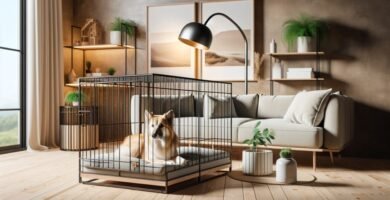 jaulas para perros en casa