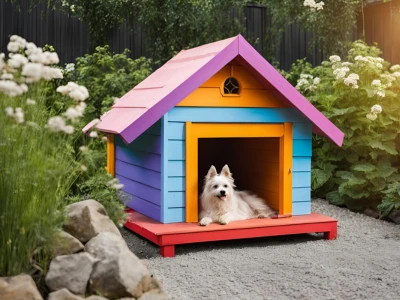 pintar y personalizar la caseta del perro
